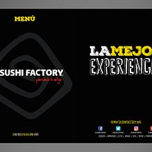 Menú Restaurant Sushi Factory 2015-2016. Un proyecto de Diseño gráfico de Paola Villegas - 21.02.2018