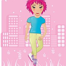 Creación de personaje en Ilustración vectorial. Un proyecto de Cómic, Diseño de personajes, Ilustración tradicional e Ilustración vectorial de Alexandra Vallenilla - 19.02.2018