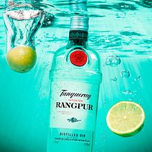 Tanqueray underwater. Een project van Retoucheren van foto's, Fotografie y  Fotografische verlichting van Albert Cordero Sillero - 19.06.2018