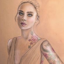 Mi Proyecto del curso: Ilustración con pastel y lápices de colores. Projekt z dziedziny  Sztuki piękne, Trad, c, jna ilustracja i  Malarstwo użytkownika laura_nv - 24.02.2018