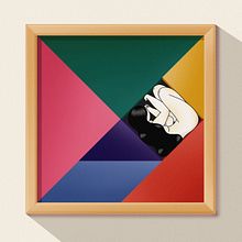 "Tangram" Ilustración extraída de la colección "Otros Mundos" ©Hugo Giner 2018.. Un progetto di Belle arti, Design, Graphic design, Illustrazione tradizionale e Illustrazione vettoriale di Hugo Giner - 25.02.2018