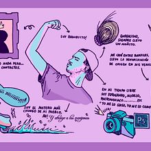Busto de las curiosidades- Amigo invisible. Un proyecto de Ilustración tradicional de Minerva López Herrero - 25.02.2018