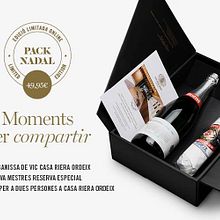 PACK Gourmet Cava Mestres y Riera Ordeix . Br, ing, Identit, Design, and Packaging project by Gemma Guasch Sanabra - 12.26.2016