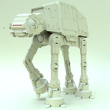 AT-AT WALKER - FAN ART. Un proyecto de 3D de Andrea Durá - 27.01.2018