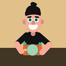 Eco Cam: Animación con After Effects. Projekt z dziedziny  Animacja, Animacja postaci, Design, Grafika wektorowa,  Motion graphics i Film użytkownika Manuel López González - 26.02.2018