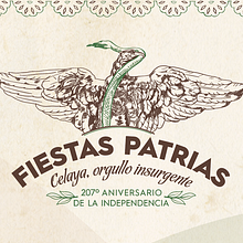 FIESTAS PATRIAS. Graphic Design, and Traditional illustration project by Jorge Orlando Moctezuma Hernández - 09.15.2017