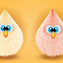 Funny hairy cartoon. Un proyecto de Ilustración tradicional de Georgiana Lavinia Pravat - 27.02.2018