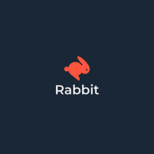 Rabbit logo. Un proyecto de  de Claudio Carvajal Manzo - 27.02.2018