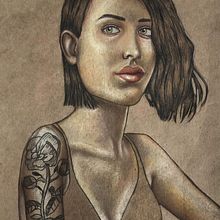 Mi Proyecto del curso: Ilustración con pastel y lápices de colores. Un progetto di Illustrazione tradizionale di Yam y - 27.02.2018