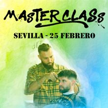 Carteles para MasterClass de Peluquería Masculina. Un proyecto de Diseño y Diseño gráfico de Inmaculada Bailac Cano - 30.01.2018