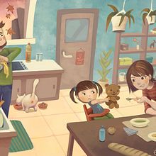 Kids don't like vegetables! . Un proyecto de Ilustración tradicional de Evelt Yanait - 01.04.2017