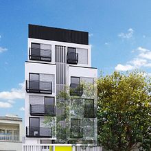 design and visualization - Apartment building. 3D project by Javier Rojas - 05.28.2016