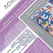 Flyer Softevolution. Un proyecto de Diseño gráfico de info - 28.02.2018