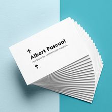 Albert Pascual. Br, ing, Identit, Graphic Design, T, and pograph project by Jennifer Moreno Espelt - 02.28.2018