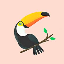Tucán. Projekt z dziedziny Trad, c i jna ilustracja użytkownika grina_dg - 09.01.2018