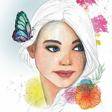 Mi Proyecto del curso: Retrato ilustrado en acuarela Laura.akm. Un proyecto de Ilustración tradicional de laura_akm - 02.03.2018