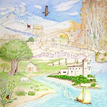 Imagen para la fachada de una escuela. Un progetto di Street Art, Belle arti e Illustrazione tradizionale di Ara Arts - 02.12.2016