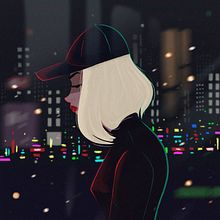 Walking through the streets...Time to breathe and think about it. Un progetto di Character design e Illustrazione tradizionale di Erik Acacio - 03.03.2018