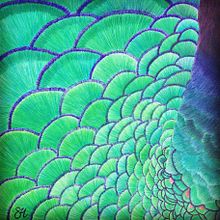 TEXTURA . Ilustrație tradițională de Samantha Paz - 03.03.2018