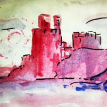 Apuntes en acuarelas. Un progetto di Street Art, Belle arti e Pittura di Cristii Vs - 03.03.2018