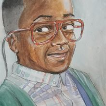 Steve Urkel  . % Marina Romero Velasco tarafından hazırlanan Güzel sanatlar, Film, Video ve TV, Geleneksel illüstras, Ve on projesi - 03.04.2018