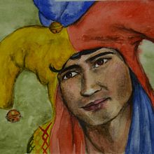 Arlequin . % Marina Romero Velasco tarafından hazırlanan Güzel sanatlar, Geleneksel illüstras, Ve on projesi - 03.04.2018