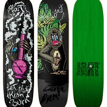 Jart Skateboards 2018 - Ilustraciones para Skateboards. Un proyecto de Ilustración tradicional e Ilustración vectorial de Marcos Cabrera - 04.03.2018