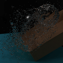 water animation. Een project van 3D y Animatie van javier alexander Muñiz Torrez - 16.06.2015