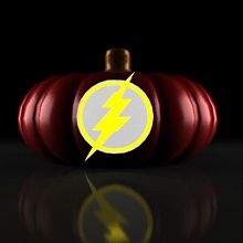 the flash pumpkin. Een project van 3D y Craft van javier alexander Muñiz Torrez - 20.09.2015