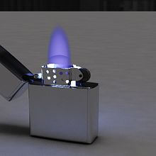 zippo improved. Een project van 3D van javier alexander Muñiz Torrez - 17.12.2015