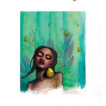  Mi Proyecto del curso: Retrato ilustrado en acuarela. Fine Arts project by constanza quantin - 03.06.2018