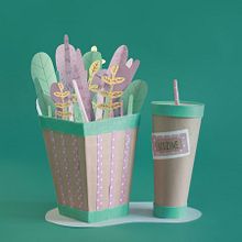 Yo llevo las palomitas. Un progetto di Design, Graphic design, Fotografia e Papercraft di Vera Galindo - 06.03.2018