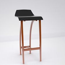 bar chair. Un proyecto de 3D y Diseño industrial de Steven Ruiz - 06.03.2018