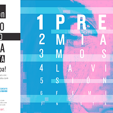 Cartel para premio de fotografía feminista. Information Design, and Editorial Design project by Fabian L. García Acevedo - 03.06.2018