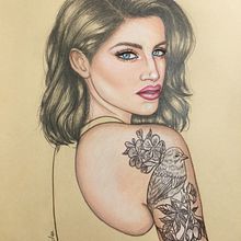 Mi Proyecto del curso: Ilustración con pastel y lápices de colores. Traditional illustration, and Fine Arts project by alejandra310 - 03.06.2018