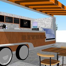 RITUAL Cafetería Food truck // Propuestas en 3D. 3D project by Camila Arancibia Manríquez - 03.08.2018