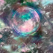 Poster and wallpaper MOON retro futurism. Projekt z dziedziny Design, Projektowanie oświetlenia i Projektowanie graficzne użytkownika Sergis Ribeiro Da Silva - 16.05.2017