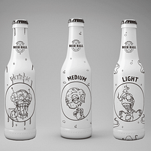Mi Proyecto del curso: Branding y Packaging para una Cerveza Artesanal. Projekt z dziedziny Br, ing i ident, fikacja wizualna, Trad, c, jna ilustracja i Grafika wektorowa użytkownika Laura Satizabal - 09.03.2018