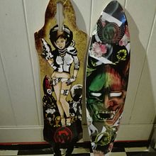  Colección tablas longboard . Un progetto di Product design e Illustrazione tradizionale di Mario del Río Alarcón - 12.03.2018