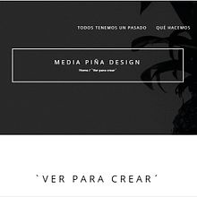 Web Media Piña. Desenvolvimento Web, e Web Design projeto de Srta. L. Figueredo - 12.03.2018