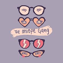 the miope gang. Design, and Traditional illustration project by flor mocasin - 03.12.2018