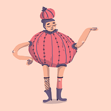 teapot. Design, Character Design, and Traditional illustration project by flor mocasin - 03.12.2018