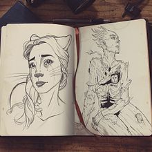 Más bocetos de los míos perdidos por ahí.. Un progetto di Illustrazione tradizionale di Sr Véctor - 12.03.2018