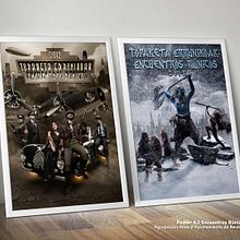 Poster de las jornadas de Encuentros Rúnicos de la Agrupación Atlas de Errenteria.. Un progetto di Direzione artistica, Design, Graphic design e Fotografia di Sr Véctor - 12.03.2018