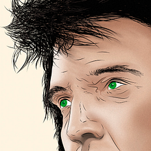 Elvis. Un projet de Illustration traditionnelle, Illustration vectorielle , et Retouche photographique de Ferran Sirvent Diestre - 12.03.2018