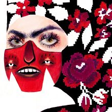 the power of masks. Traditional illustration project by Jimena Ramírez - 03.13.2018