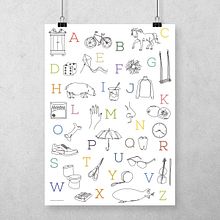 ABECEDARI. Een project van Grafisch ontwerp, Educatie, Traditionele illustratie y Vectorillustratie van Bet Moret - 13.03.2018