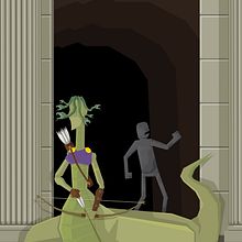 Medusa. Un proyecto de Ilustración tradicional e Ilustración vectorial de Daniel Diaz Estrada - 13.03.2018