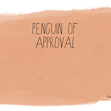 Penguin of approval. Un proyecto de Animación, Animación de personajes, Cine, vídeo, televisión, Diseño, Diseño de personajes, Diseño gráfico e Ilustración tradicional de Pau Rull Bassols - 14.03.2018