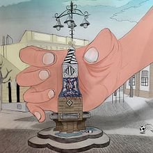 Mi city & the monsters. Fine Arts, Comic, Graphic Design, and Traditional illustration project by Daniel Carrillo Barrero - 03.16.2018